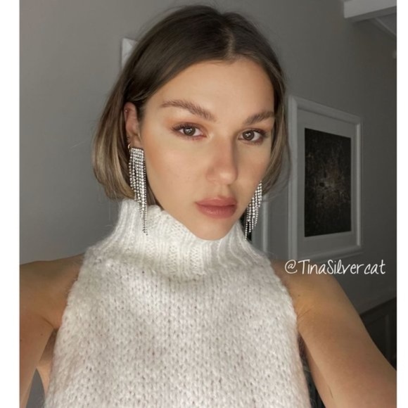 BLOGGER'S FAVE!  Zara Knit Vest white  NWT - Picture 3 of 8